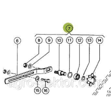Натяжна Зірочка Claas Markant 807550