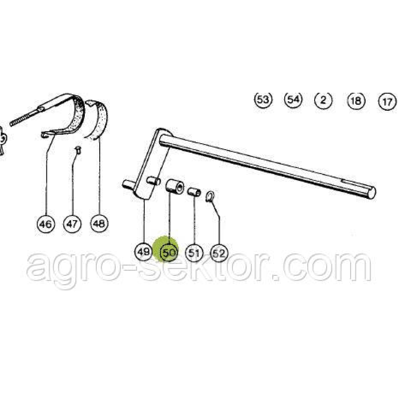 Ролик в зборі 808315