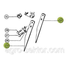 Палець живильника CLAAS MARKANT