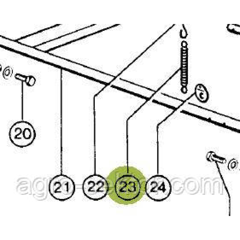 Пружина розтягування Claas Markant