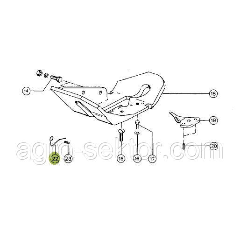 Пружина Claas Markant