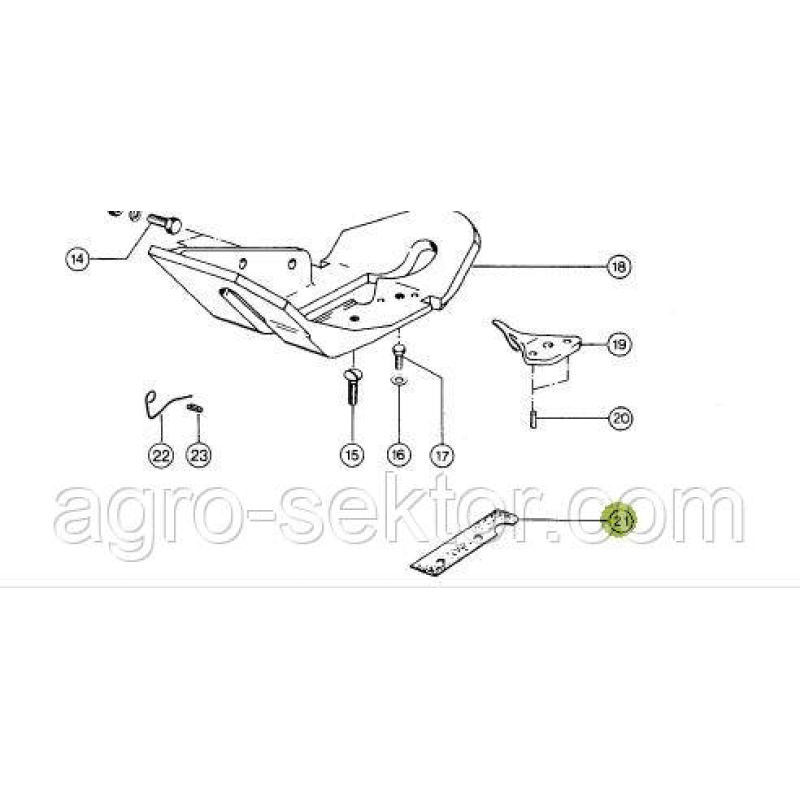 Скребок Claas Markant