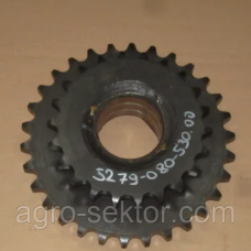 Шестерня подвійна блок зірочок з храповиком Z30/22 під ланцюг 16B прес-підбирача Sipma 5279-080-530.00 527908053000 5279080530