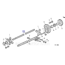 Вал підбирача John Deere 332 336 346