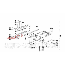 Шина поршня направляюча на прес-підбирач Claas Markant 50  810312.0