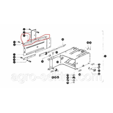 Шина поршня направляюча на прес-підбирач Claas Markant 50  807996.0