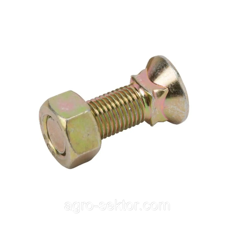 Болт 7/16“x35 мм з гайкою польової дошки плуга Квернеланд Kverneland Hydrein K013235 013235 13235 Болт 7/16“x35 мм з гайкою польової дошки плуга Квернеланд Kverneland Hydrein K013235 013235 13235