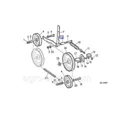 Втулка ричага натяжної John Deere