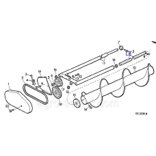 Вал шнека John Deere 332 336