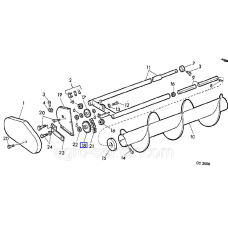 Зірочка приводу шнека John Deere
