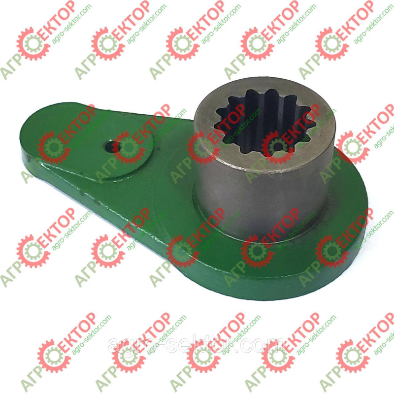 Повідець ричаг маховика отвір 9 мм на прес-підбирач John Deere E46183 Е46183 Повідець ричаг маховика отвір 9 мм на прес-підбирач John Deere E46183 Е46183