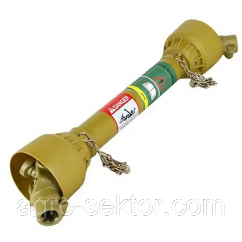 Вал карданний на роторну косарку 6х8 шліців 80 см хрестовина 27х70 (в-во Польща)