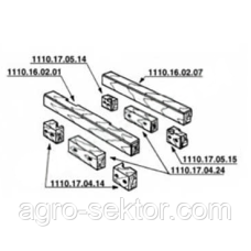 Комплект дерев“яних напрямних на поршень 8шт прес-підбирача Welger АР 41 58.218 JAG53-0004