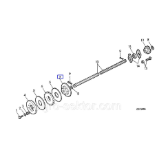 Ступиця зірочки John Deere