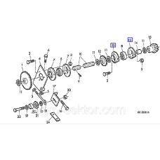 Корпус підшипника на преспідбирач на преспідбирач John Deere Е56229