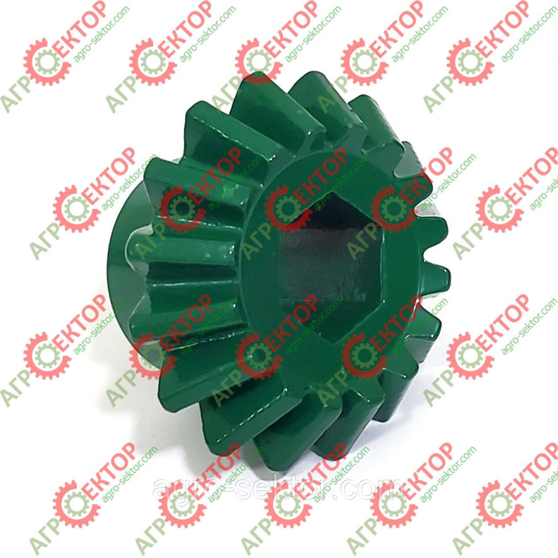 Шестерня конічна z-16 приводу подавача соломи до прес-підбирача John Deere E43694 FH312455 Е43694 Шестерня конічна z-16 приводу подавача соломи до прес-підбирача John Deere E43694 FH312455 Е43694