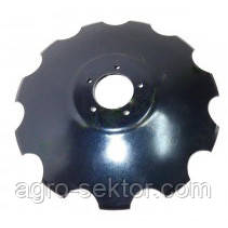 Диск бороні (гладкий) 610*6 на 5 відв. Case 87457566