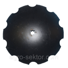 Диск бороні ромашка 24“ 610*6,5мм квадрат 34 мм John Deere N242047