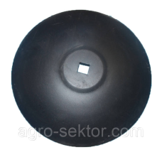 Диск бороні гладкий 660*7 мм квадрат 41мм Барвина/Kuhne 437809