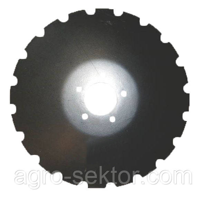 Диск зубчатий ромашка 16“ 410-5мм 5 отворів сівалки Kverneland Accord AC353950 Диск зубчатий ромашка 16“ 410-5мм 5 отворів сівалки Kverneland Accord AC353950